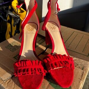 Vince Camuto Ankle Strap Suede Sandal Cralista